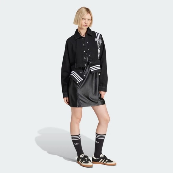 Adidas Adibreak Denim Two-In-One Track Top NWT - Picture 5 of 8